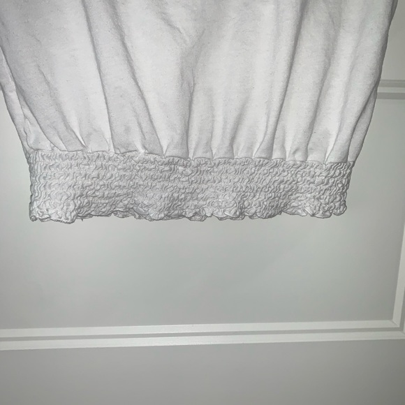 Soft Code x Mode Rouched White T-shirt - Picture 4 of 4